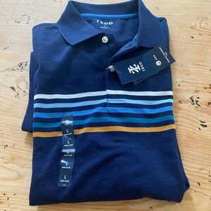 Izod polo blue size large btw